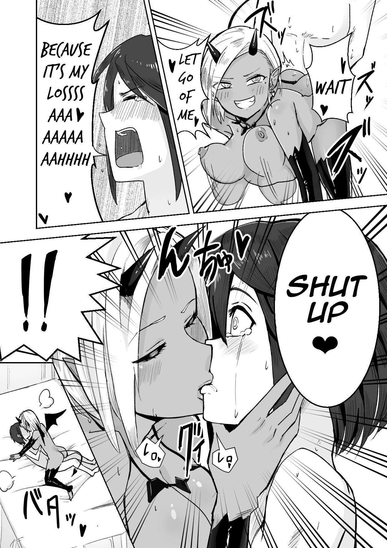 Hentai Manga Comic-Story about Losing to a Succubus and Made to Wear Small Chastity Belt-Read-28